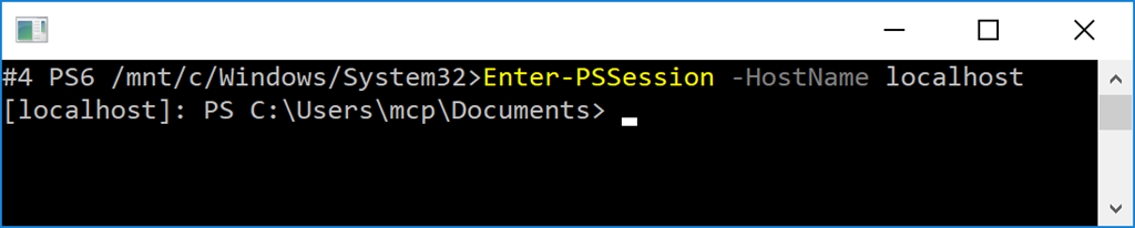 PowerShell remoting from WSL to Windows